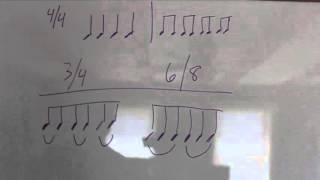 2 Minute Music Lesson - The Difference Between 3/4 And 6/8 Time