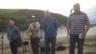 Port Isaac's Fisherman's Friends singing Pay me my Money Down 2017