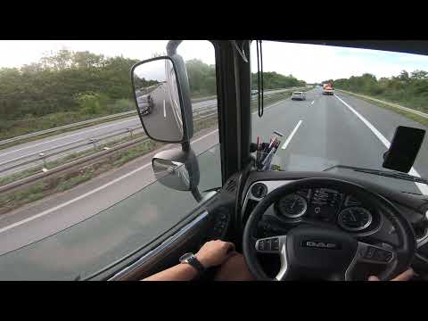 truck driving DAF XF 105