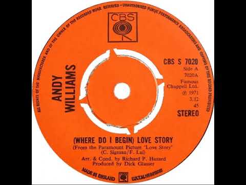 UK New Entry 1971 (49) Andy Williams - (Where Do I Begin) Love Story