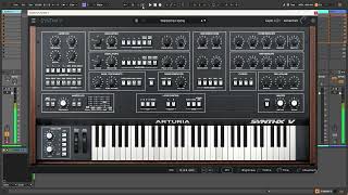 Video thumbnail for Arturia Synthx V. Some of my presets. by Konstantin Klem
