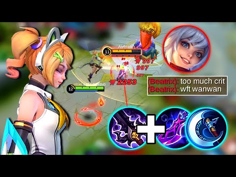 HOW TO DEAL WITH ANNOYING BEATRIX ON GOLD LANE ( Intense Match🔥 ) | MLBB