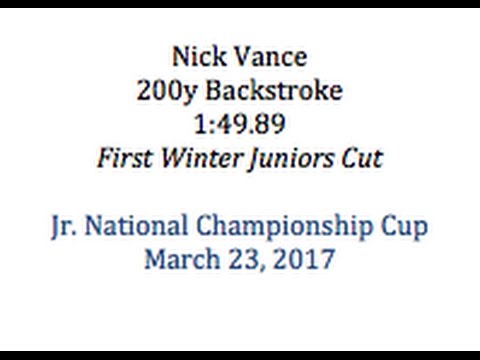 Nick Vance Collegeswimming