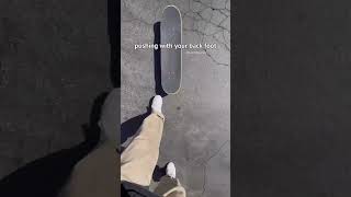The TRUTH about pushing with your front foot#skating #shorts