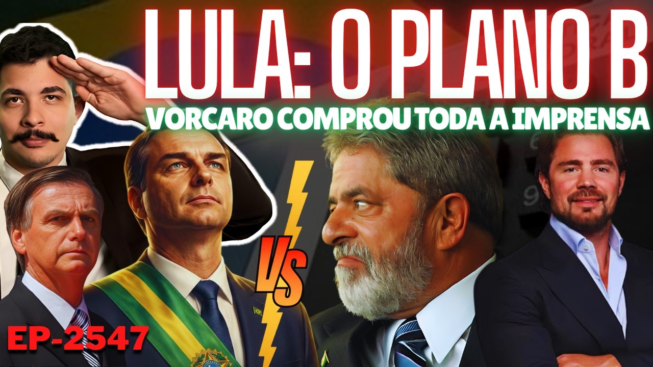 Lula: o PLANO B Pra ACORRENTAR o Governo do Flávio + Vorcaro COMPROU Toda a IMPRENSA e Quer FALAR.