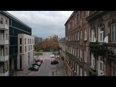 PRAGA WARSZAWA - BRZESKA STREET (DRONE VIEW)