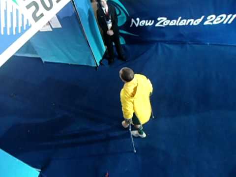Quade Cooper After Bronze Final 2011