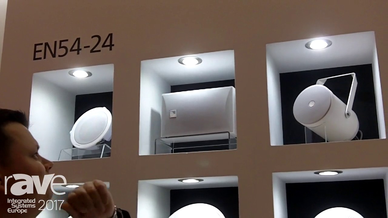 ISE 2017: AMC Baltic Presents iSpeak 5EN Surface Mount Plastic Speaker