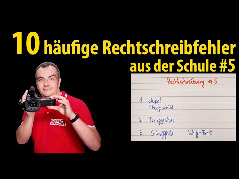 10 common spelling mistakes from school #5 | Lehrerschmidt