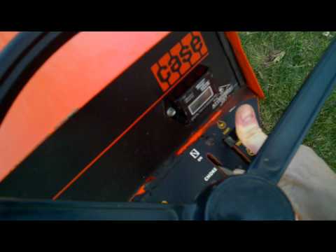 Case Ingersoll model 210 Garden Tractor with 38'' Mower Deck and 38" Snow Blower