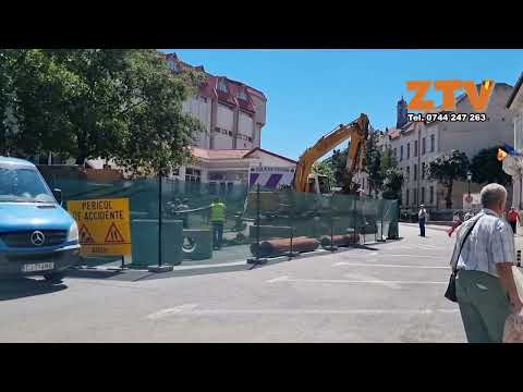 Strada Unirii din Zalau închisă