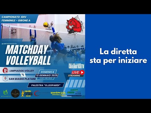 LIVE Limpiados Volley - San Biagio Platani | Matchday Volleyball