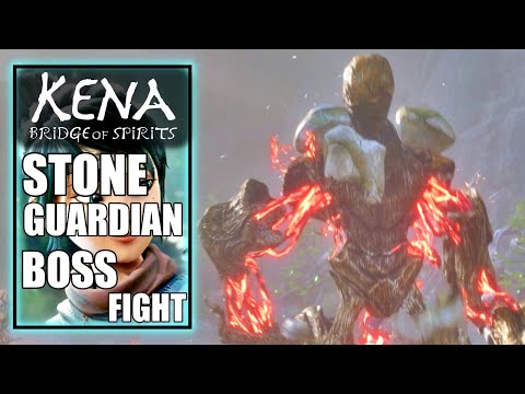 Kena Bridge of Spirits - Defeat Stone Guardian Boss Fight