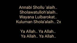 Lirik lagu sholawat Annabi Shollu alaih...
