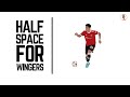 Winger Analysis | Positioning and Movement using the Half Space | Adding variation to your Movement