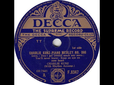 Charlie Kunz Piano Medley No. D66