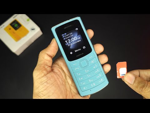 Nokia 110 4G  - How to Remove Battery/Insert SIM and Memory Card