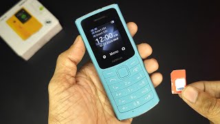 Nokia 110 4G  - How to Remove Battery/Insert SIM and Memory Card