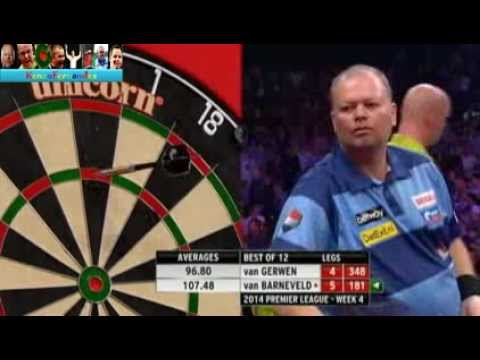 PDC Premier League of Darts 2014 - Week 4 - van Gerwen VS van Barneveld