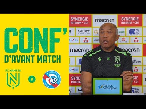 #J25 : Antoine Kombouaré avant FC Nantes - RC Strasbourg