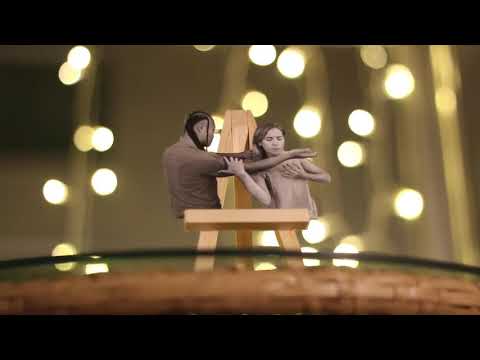 4000+ pieces of hand-cut paper used in this stop motion