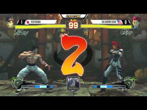 Fuudo (Fei-Long) vs Sherry Jenix (C.Viper) - CEO 2015 USF4 - 720p 60fps