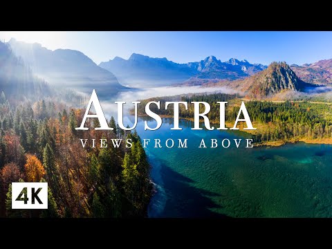 FLYING OVER AUSTRIA (4K UHD) - Breathtaking Views From Above, 4K Video Ultra HD