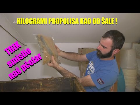 TRIKOVI u PČELARSTVU - kako da izvadite silne KILOGRAME PROPOLISA i ne povredite pčele - NOVO