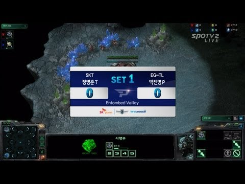 SPL [01.08] FanTaSy(SKT) vs JYP(EG-TL) 1SET / WCS Entombed Valley - Starcraft 2