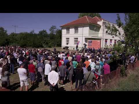 Blac, predsednik Srbije Aleksandar Vucic najavljuje novi pogon kompanije Yumco