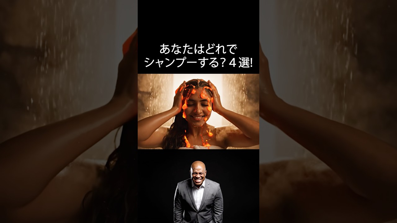 どれでシャンプーする...?激ヤバシャンプー4選！