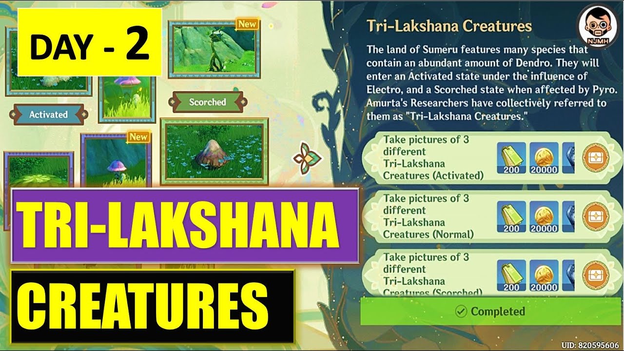 TriLakshana Creatures Take pictures of 3 different TriLakshana