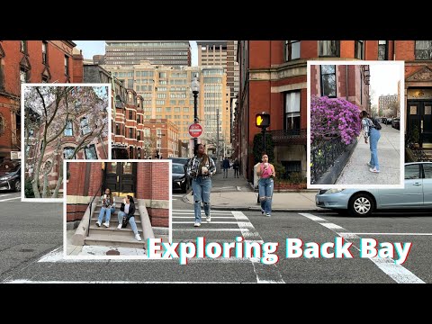 Explore Boston's Back Bay with us | Boston city vlog