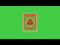 Warning Green Screen
