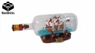 LEGO Корабль в бутылке (21313) - відео 4