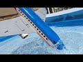 Lego Plane CRASHES IN POOL