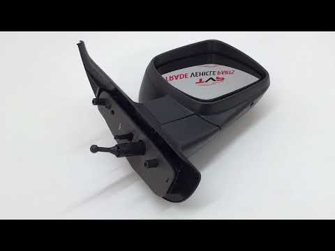 Fits Renault Kangoo 2009-2013 Door Wing Mirror Manual Textured Driver Side video