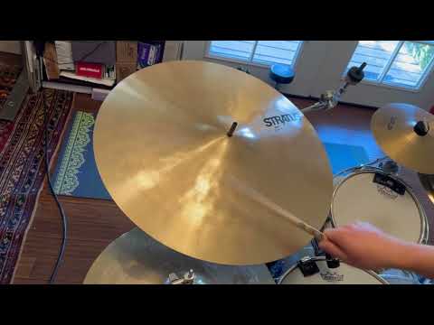 Sabian 22" Stratus Ride Cymbal - 2364 grams [DEMO VIDEO] image 9