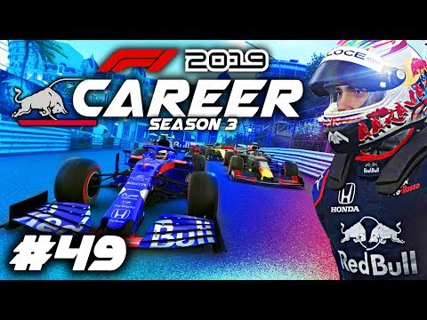 F1 2019 CAREER MODE Part 49: THE BEST MONACO RACE I'VE HAD ON THIS GAME SO FAR!