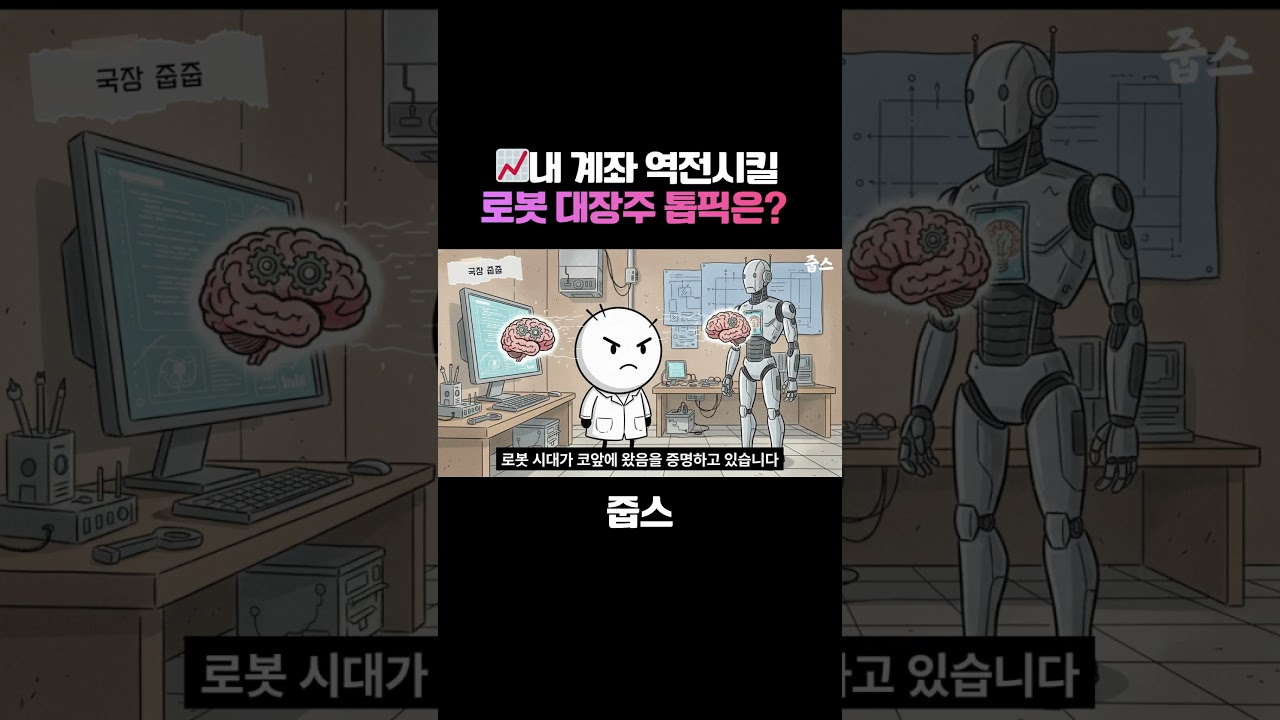 내 계좌 역전시킬 로봇 대장주 톱픽은? 결정적 힌트 📈