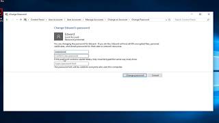Changing A Local User Account Password From An Administrator Account In Windows 10