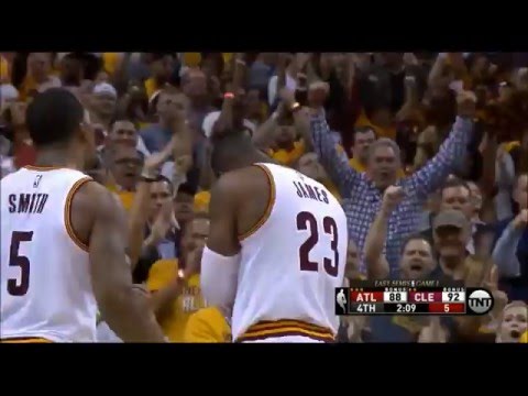 LeBron James Highlights vs Hawks 25 points 9 Ast│May 2 , 2016│ECSF Game 1