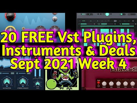 20 Best New FREE VST PLUGINS, Vst Instruments, SAMPLE PACKS & Huge Deals - SEPTEMBER 2021 Week 4
