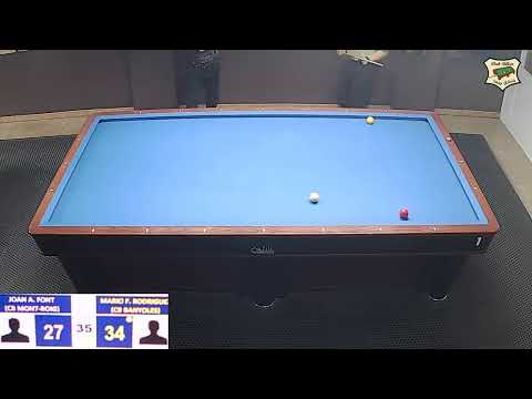 CAMPEONATO DE CATALUÑA 3 BANDAS - FINAL DE GRUPOS - FONT VS M.FELIPE