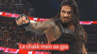 Le chak main aa gya - Roman reigns and Dean Ambrose - brothers of destruction | wwe fight |
