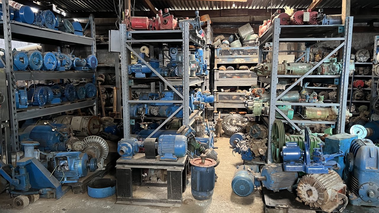 ENCONTREI UM FERRO VELHO DE MÁQUINAS e MOTORES USADOS