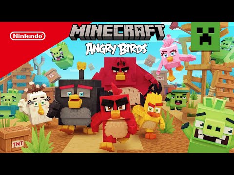 Minecraft x Angry Birds DLC - Official Trailer - Nintendo Switch | @playnintendo