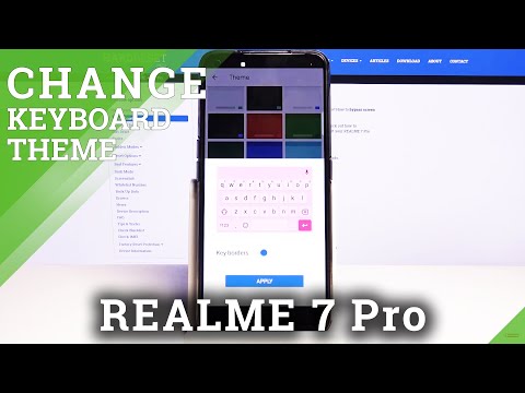 How to Change Keyboard Theme in REALME 7 Pro – Change Keyboard Background