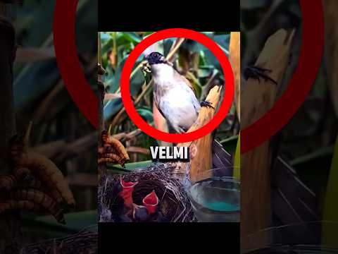 Tento pták zachránil život tomuto ptákovi😭😍#shorts