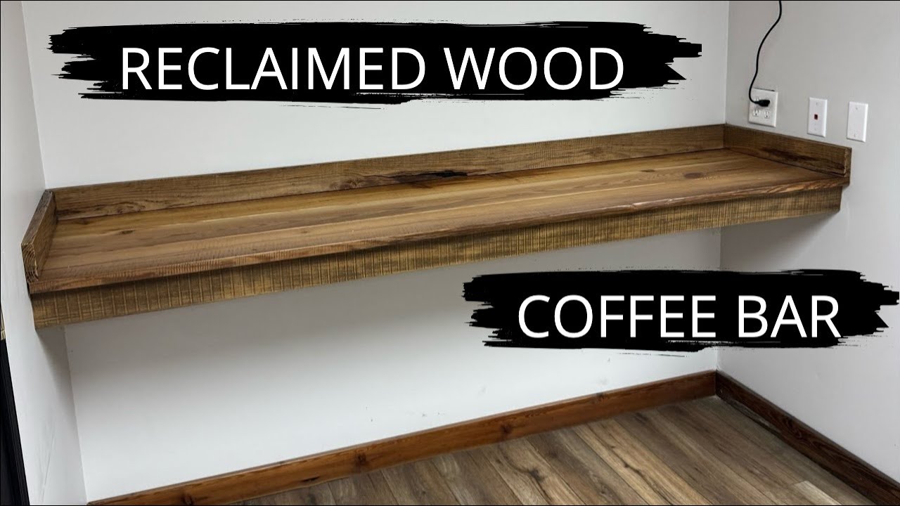 Creating a Rustic Coffee Bar from Scratch!